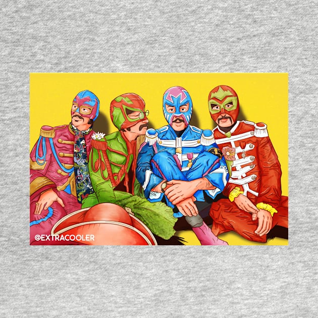 Sgt. Pepper Lucha Hearts Club Band by ExtraCooler